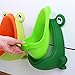 IVYRISE Frog Children Toilet Potty Training Urinal Kids Toddler Pee Trainer Bathroom with Funny Aiming Target(Green)