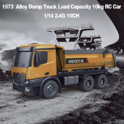 image for shamoluotuo-RC car shamoluotuo RC Dump Truck 1:14 10CH 2.4G Mine Engin