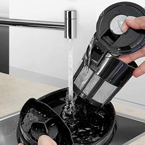 DSY Bohne Zur Tasse Kaffeemaschine, Filterkaffeemaschine 6 Tasse Mini-Reise-Kaffeemaschine Mit Kaffeemühle Und… – Bild 8