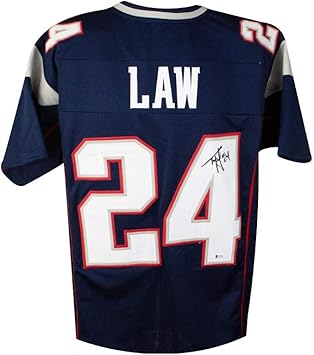 ty law signed jersey