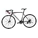 Road Bike LZ-550 Steel Bicycle disc Brake 21 Speed Road Bike Black/Whitethumb 3