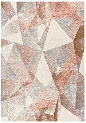 FJXQCY Polypropylene Material Modern Minimalist Style Rug Machine Washable Rug Bedroom Living Room Carpet 3 Colors 3 Sizes (Color : Pink, Size : 200x300cm)