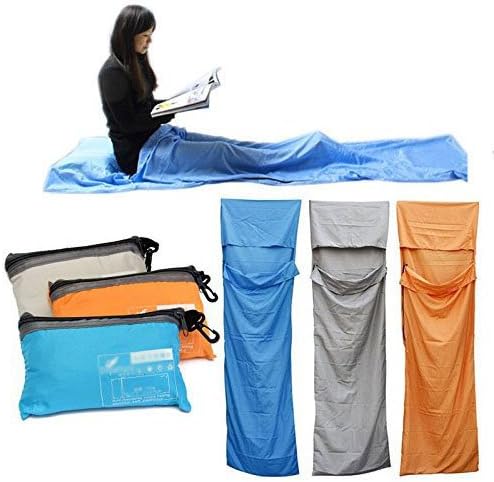 Travel Camping Sheet,Envelope Antimicrobial Soft Cotton Sleeping bag Liner - Compact Sleep Sheet with Lightweight Carry Bag for Travel,Youth Hostels, Picnic, Planes, Trains.