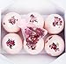Bloom Bath Bombs Set - Pack of 6 Luxurious Herbal Bath Fizzies - Artisan, Handmade, Spa Experience - with Natural Oils and Butters