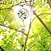 CREATIVE DESIGN 32''H Hummingbird Wind Chimes, Portable Metal Garden Wind Chimes for Home Garden Decoration
