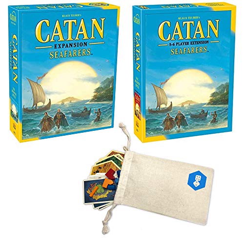 Catan Extension Seafarers + Catan Expansion Seafarers 56 Player Bundle