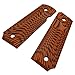 Cool Hand 1911 Full Size Slim Grips, Free Screws included, Orange/Black G10, 3/16 Thin, Big Scoop, Ambi Safety Cut, Sunburst Texture, Brand, H1S-J6B-34