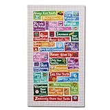 Lighthouse Christian Products Colorful ABC's of Faith for Kids Canvas Wall Decor, 10 x 17 3/4
