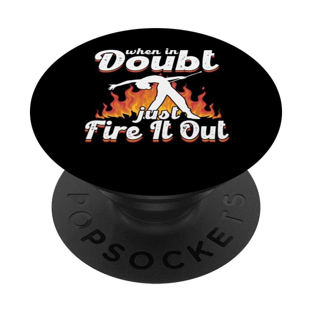 Fire Baton Twirling Accessories Majorette Baton Twirler PopSockets Swappable PopGrip