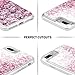 Caka 8 Plus Case, 7 Plus Glitter Case Girly Women Flowing Luxury Bling Glitter Sparkle Liquid Floating Soft TPU Case for 7 Plus 8 Plus (5.5 inch) (Rose Gold)