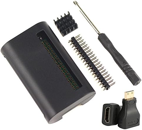 Basic Starter Kit Case Pin Header Heatsink Mini HDMI Adapter For Raspberry Pi Zero W Wireless