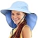 Tirrinia Chic & UV Protection with Women's Sun Hats, Wide Brim with Neck Flap, Perfect for Outdoor Adventures