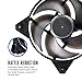 Cooler Master MasterFan Pro 140 Air Pressure- 140mm Static Pressure Black Case Fan, Computer Cases CPU Coolers and Radiators