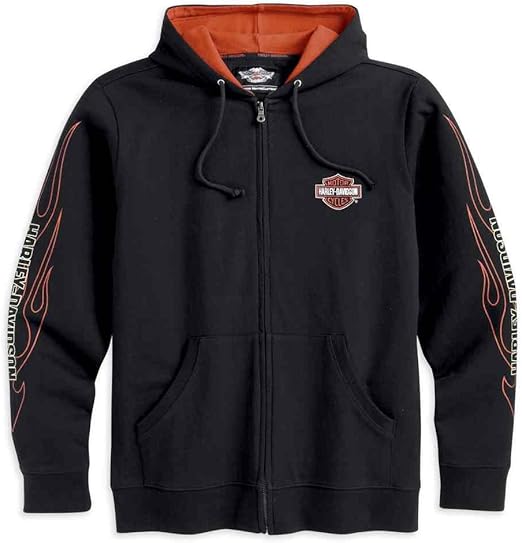 harley davidson flame hoodie