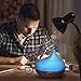 Anjou 300ml Essential Oil Diffuser Wood Grain Ultrasonic Aroma Humidifier Soothing Ripple Design (BPA-Free, Up tp 10H Use, 3 Timer Settings, Waterless Auto Shut-Off)