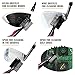 Golf Brush and Club Groove Cleaner Set with Divot Tool, Ball Marker, Groove Sharpener, 2 Ft Retractable Zip-line Aluminum Carabiner, Lightweight, Ergonomic Design, Attaches Golf Bags