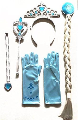 Eason Princess Elsa Dress up Accessories Set for Cosplay
