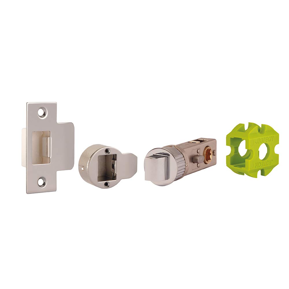 Polished Chrome Smart Jigtech 57mm Backset Privacy Latch - 17.5mm CC