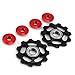 Stylrtop 2 pcs 11T Aluminum Sealed Bearing Jockey Wheel Rear Derailleur Pulley for Shimano Sram Rear Derailleur Etc.