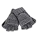 Vbiger Winter Warm Wool Mittens Gloves (Dark Grey)