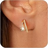 YOIHUR Pearl Earrings for Women, Dainty 14K Gold Plated Pearl Hoop Earrings Hypoallergenic Wedding Pearls Dangle Earrings Jewelry Gift for Women Bridal