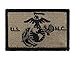 USMC EGA Patch Fully Embroidered United States Marine Corps Tactical Velcro Morale Tags (Coyote and Black)