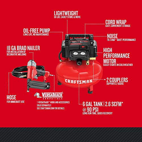 CRAFTSMAN Air Compressor Combo Kit, 1 Tool (CMEC1KIT18) Pricepulse
