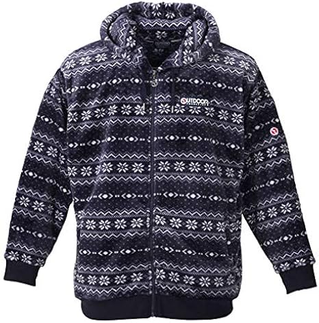 Amazon Outdoor Products シルキー フリース フルジップ パーカー ネイビー 1258 0313 3 3l 4l 5l 6l 8l 大きいサイズ メンズ トレーナー パーカー 通販