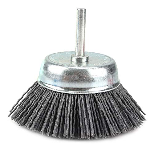 Alysontech 3inch(75mm) Assorted Nylon Cup Brushes set nylon cup set