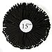 KGS Nylon Zippers for Sewing Crafts | Size: 15 Inch | Color: Black | 20 Pieces per Pack | Single Color #3 Nylon Zippers for Making Bags, Pouches, Pillow Covers and Sewing Craft Projects