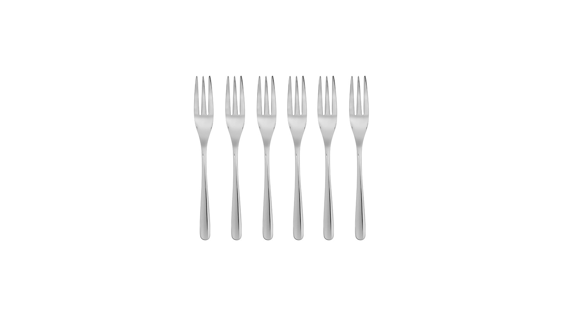 Gerlach Flatware Serving Set with 6 pieces of cake forks from Muza box and shine - G01-0049P-WICI-06PU-S1S1-01