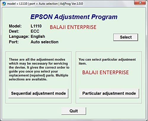 epson adjustment program l1110