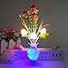Warmstor 4 Pack Mushroom Night Light, Tulip Clove Plum Flowers Plants Plug-in Mushrooms Colors Changing Nightlight Colorful LED Wall Lamp Little Night Lights for Bathroom Bedroom Corridor Nursery