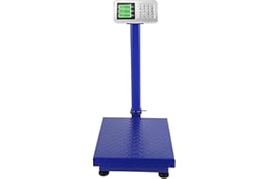 TUFFIOM 661lbs Weight Electronic Platform Scale,Digital Floor Heavy Duty Folding Scales,Stainless Steel High-Definition LCD Display,Perfect for Luggage Shipping Mailing Package Price