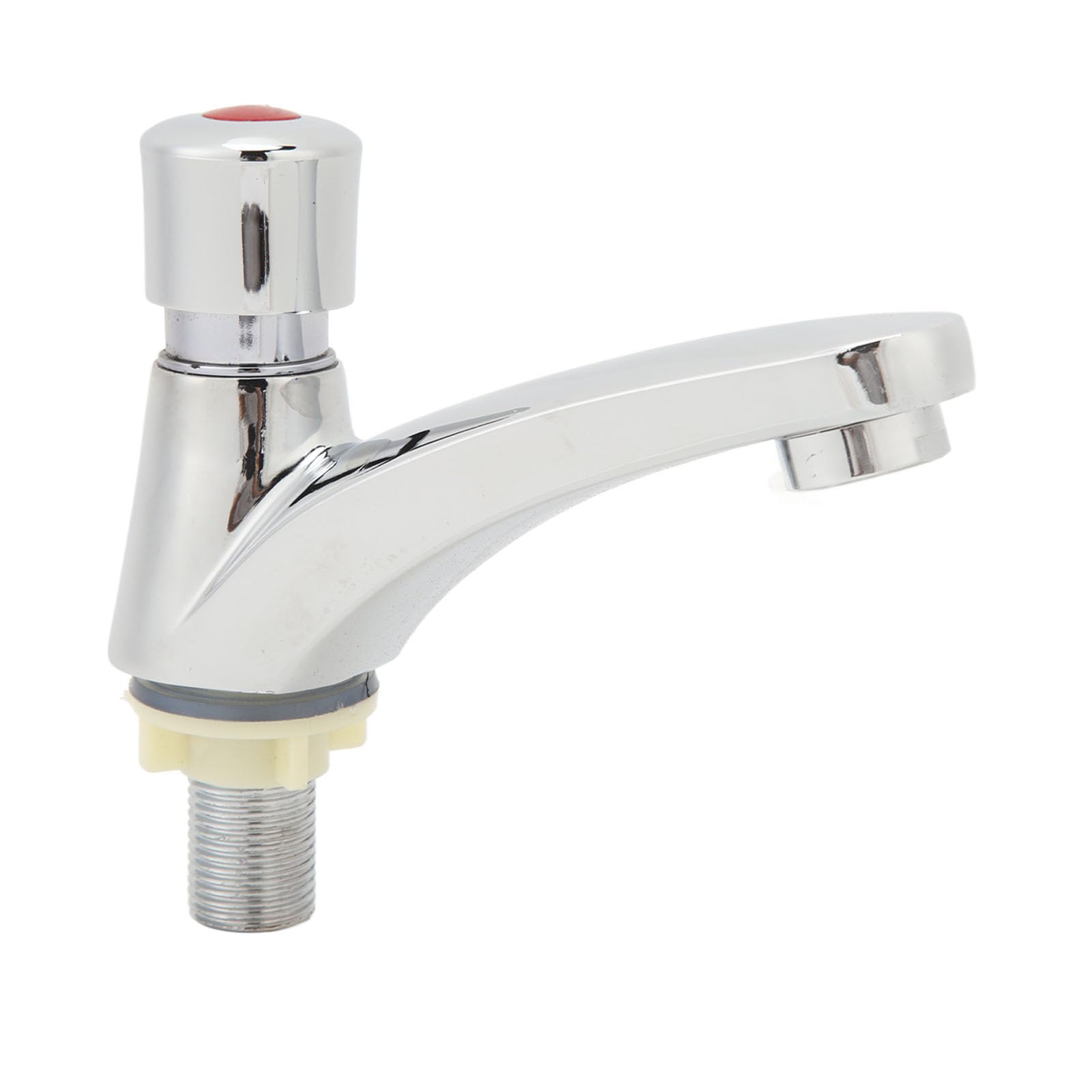 Time Delay Faucet Basin Tap Water Saving Self Closing Push Button Single Cold Water Tap for Sink Home Commercial Premises