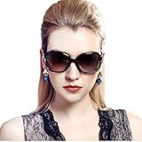 Duco Women's Stylish Polarized Sunglasses Star Glasses 100% UV Protection 2229