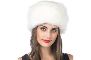 Lucky Leaf Women Men Winter Fur Cossack Cap Thick Russian Hat Warm Soft Earmuff…