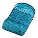 Wildkin Kids Stay Warm Sleeping Bag for Boys and Girls, Perfect Size for Slumber Parties, Camping, and Overnight Travel, Sleeping Bags Measures 67.5 x 2 x 26.5 Inches, BPA-free (Big Dot Aqua)