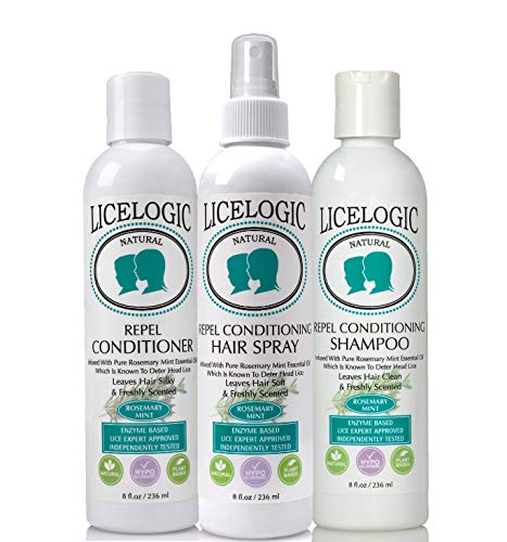 Licelogic Lice Prevention Kit 3 Piece Lice Kit Includes Repel