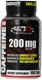 4 Dimension Nutrition Caffeine Tablets, 100 Count