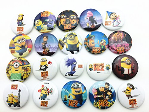 20pcs Despicable Me Children Badge Button Pin
