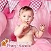 SMITCO Kids Costume Jewelry Set for Little Girls and Toddlers - Wooden, Beaded Toy Necklace, Bracelet and Ring For Play Pretend or Dress Up - Non-Toxic and Safe for Children Ages 3 to 8