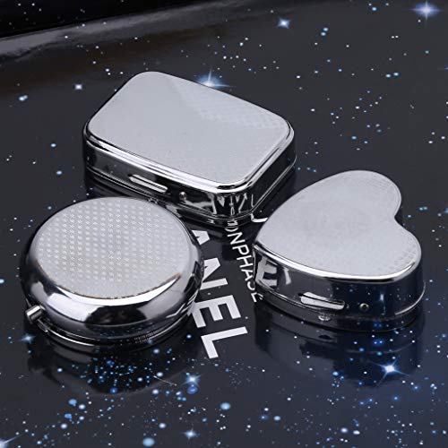JUNESUN 1PC Pillbox Medicine Container Key Chain Tablet Storage Case Key Ring Pill