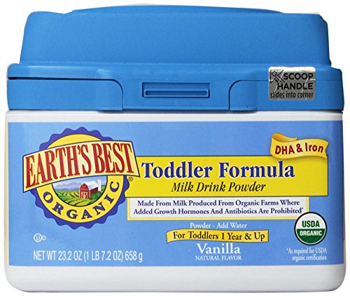 Earth's Best Organic Toddler Formula, with DHA & Iron, Vitamins & Minerals, 23.2 Ounce