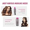 Hair-Dryer-Brush-Hot-Air-Brush-for-Fast-Drying-4-In-1-Hair-Dryer-Volumizer-Multifunctional-Negative-Ionic-Curler-Straightening-Comb-with-2pcs-Hair-Clips1pcs-Gloves Hair Dryer Brush, Hot Air Brush for Fast Drying, 4 In 1 Hair Dryer & Volumizer, Multifunctional Negative Ionic Curler…