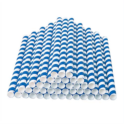 ake Paper Straws Biodegradable 0.4 Inches Wide Smoothie Straws, Bulk