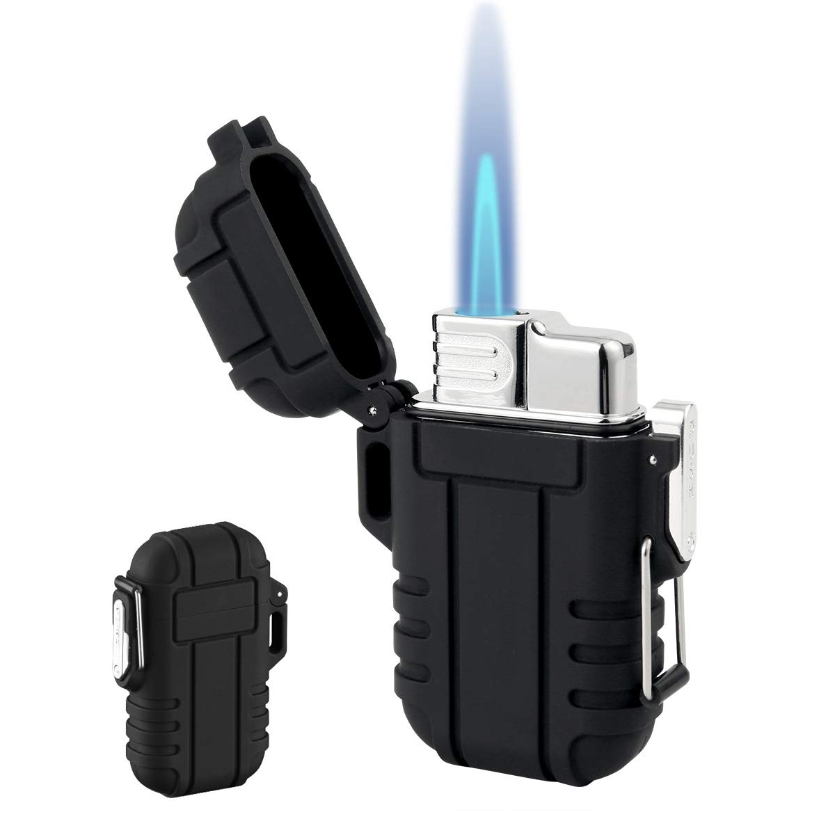 Buy Torch Lighter, Mini Butane Lighter with Safety Lock and Key Ring