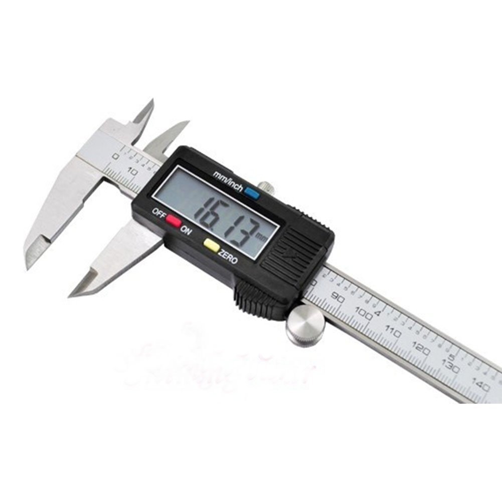 TEMPO DI SALDI 150mm Steel Digital Vernier Caliper with CD Display and Hard Case