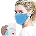 Dr. Hoffmann Allergy Mask - Germ Mask - Anti Dust, Pollution, Pollen and Flu Protection - Antimicrobial Kills Viruses/Bacteria/Fungi - Earloop Cotton - Washable - for Men and Women - Blue