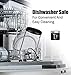 POWERLIX French Press Coffee Maker (34 oz)-Coffee Press for Coffee & Loose Tea, Includes Heat Resistant Borosilicate Glass, Stainless Steel Carafe- Fabulous 2 In 1 Coffee & Tea Maker, Dishwasher Safe
